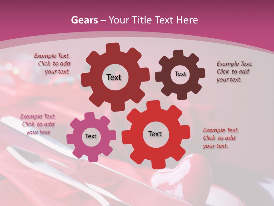 Wedding Lunch Dating PowerPoint Template