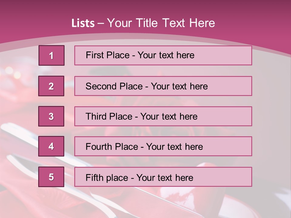 Wedding Lunch Dating PowerPoint Template