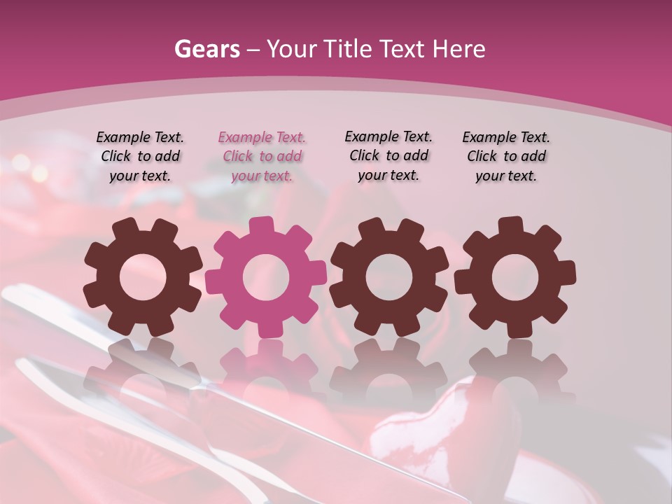 Wedding Lunch Dating PowerPoint Template