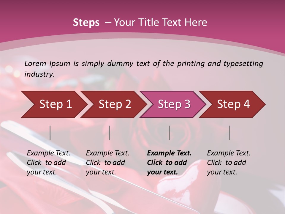 Wedding Lunch Dating PowerPoint Template