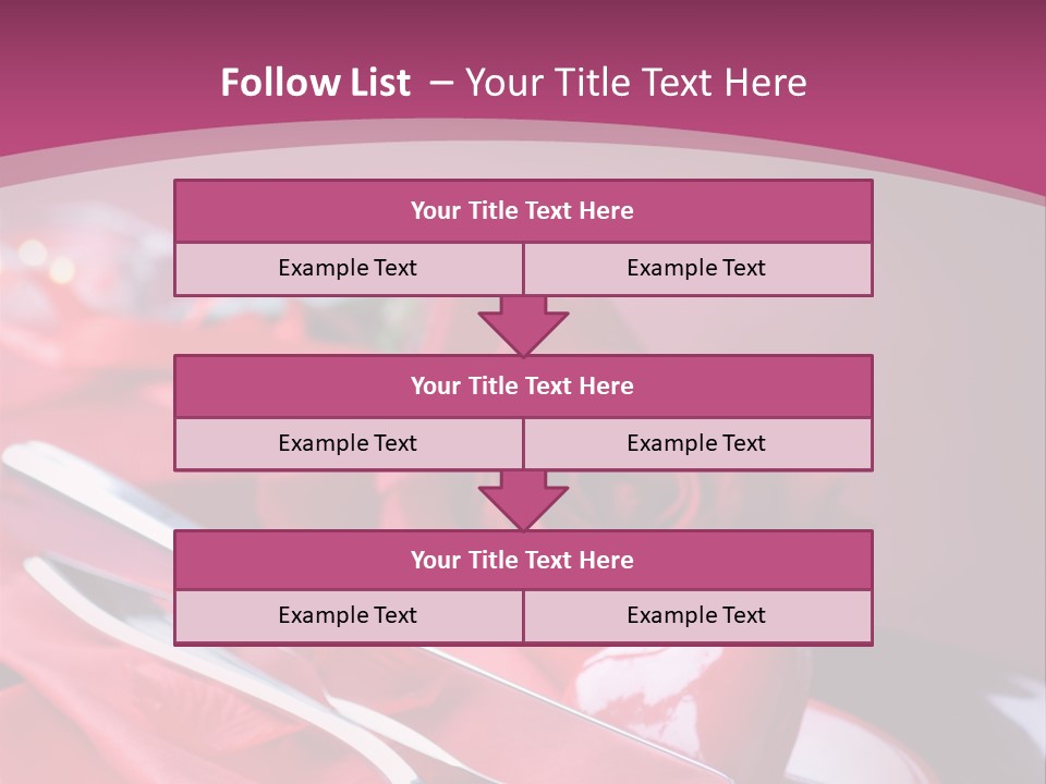 Wedding Lunch Dating PowerPoint Template