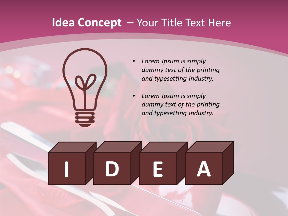 Wedding Lunch Dating PowerPoint Template