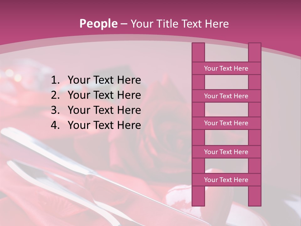 Wedding Lunch Dating PowerPoint Template