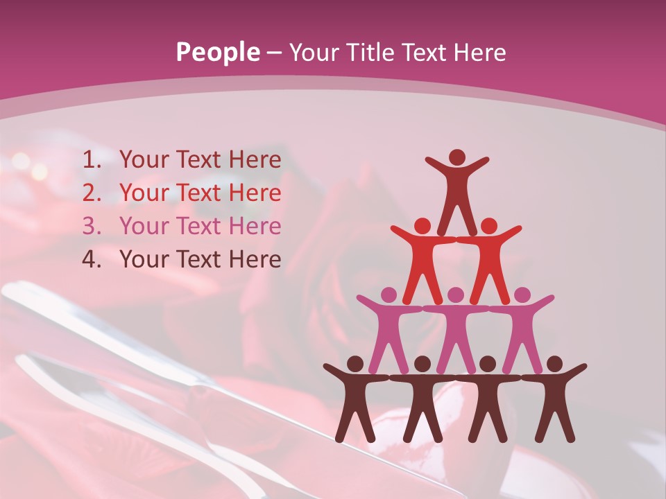 Wedding Lunch Dating PowerPoint Template