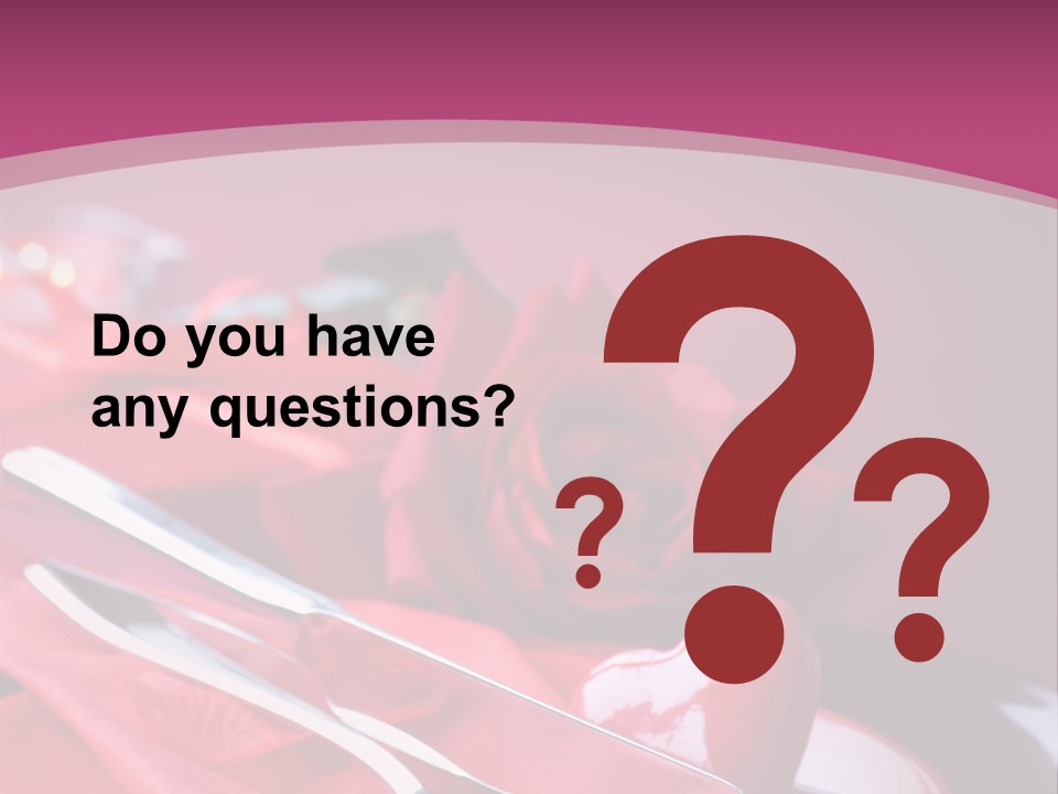 Wedding Lunch Dating PowerPoint Template