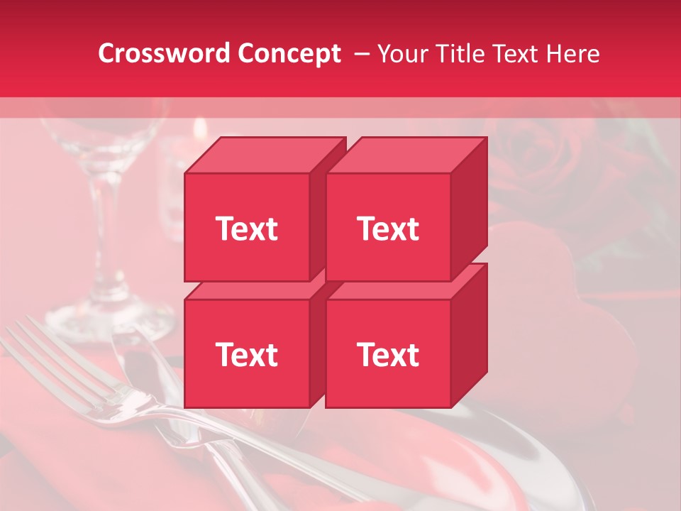 Card Flower Present PowerPoint Template