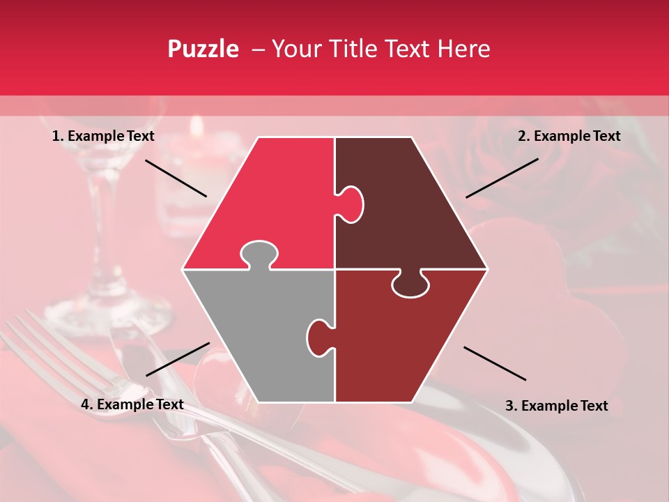 Card Flower Present PowerPoint Template