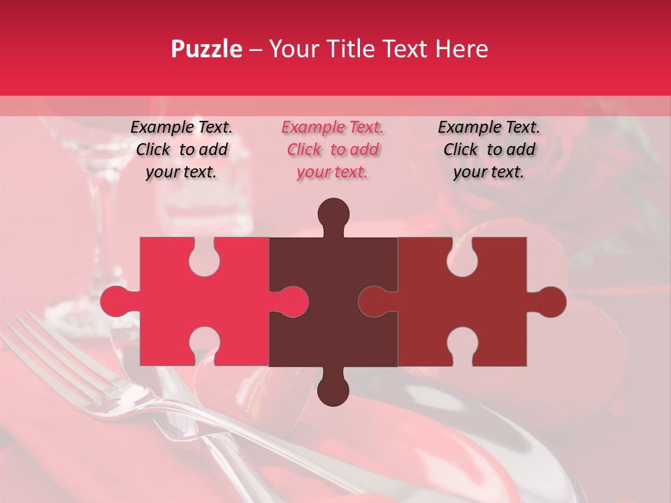 Card Flower Present PowerPoint Template