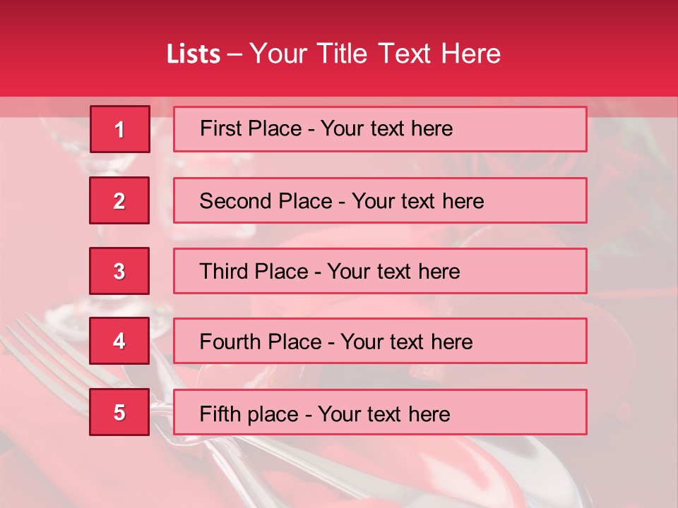 Card Flower Present PowerPoint Template