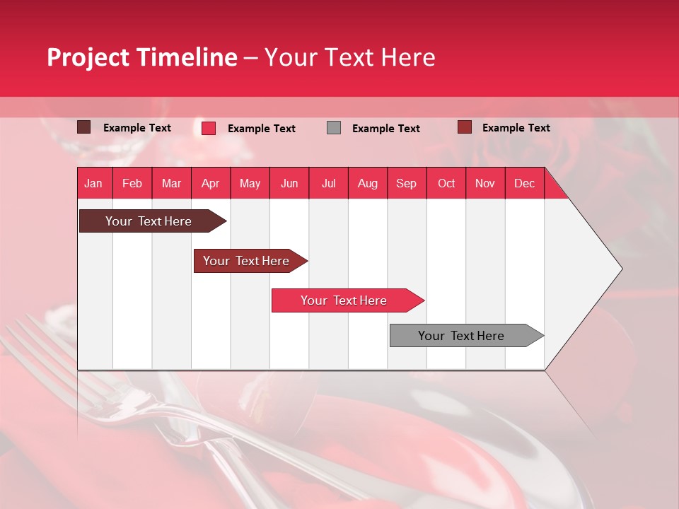 Card Flower Present PowerPoint Template
