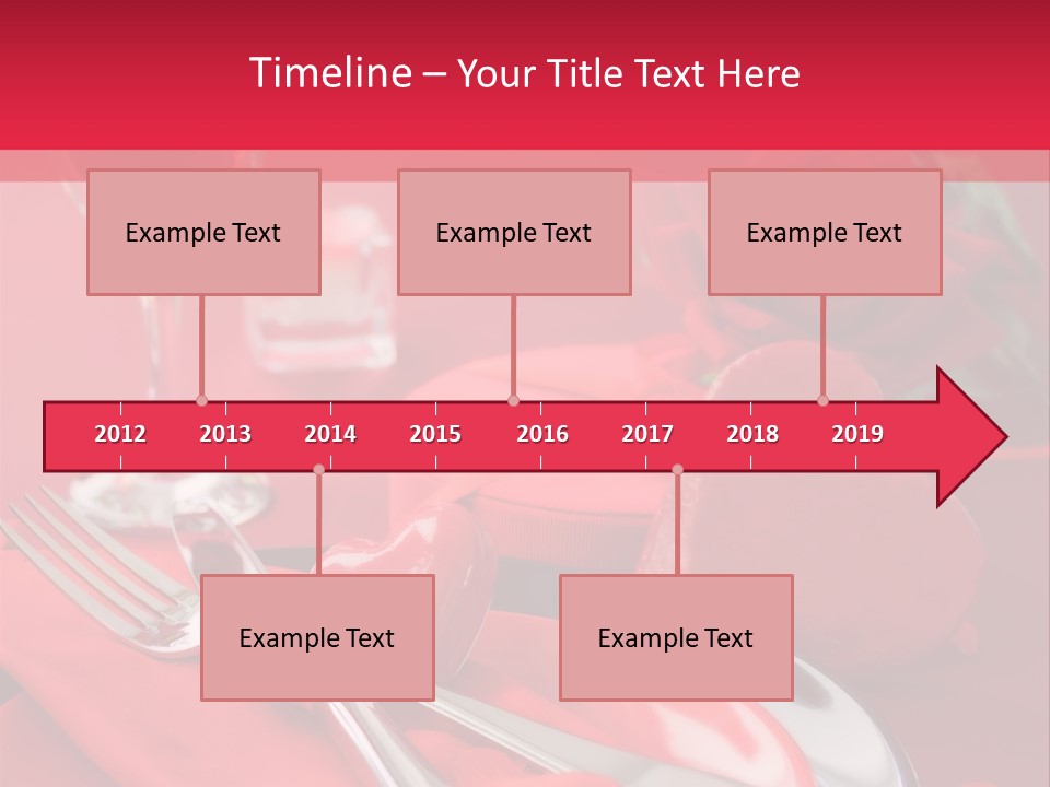 Card Flower Present PowerPoint Template
