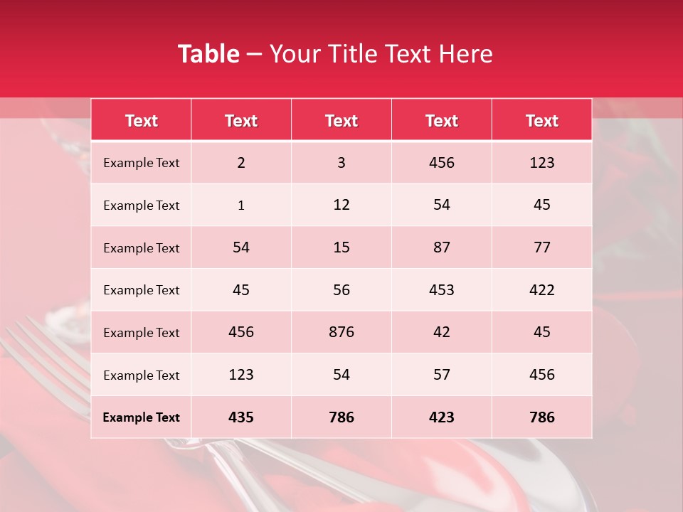 Card Flower Present PowerPoint Template