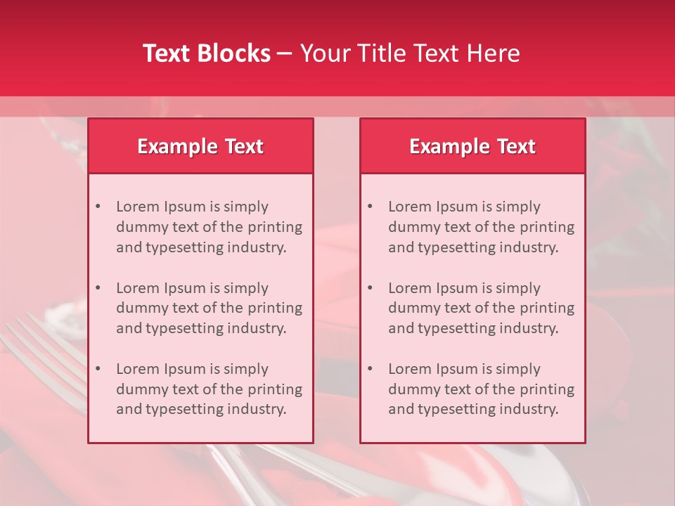 Card Flower Present PowerPoint Template