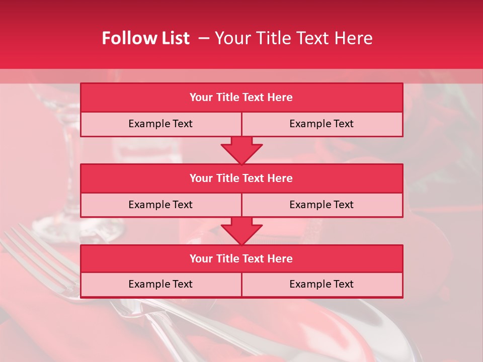 Card Flower Present PowerPoint Template