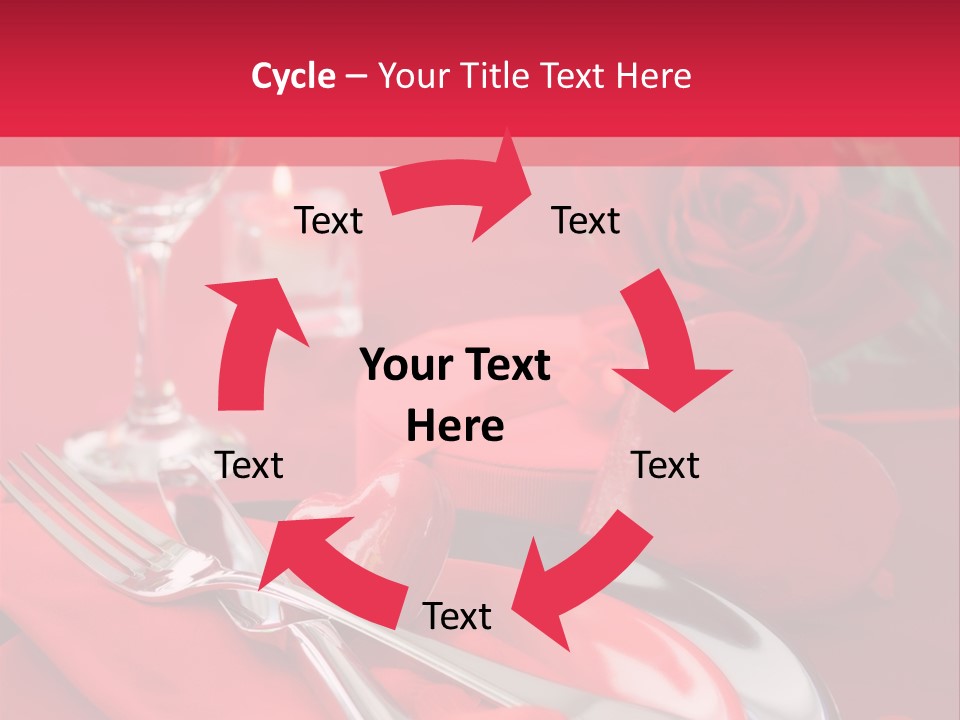 Card Flower Present PowerPoint Template