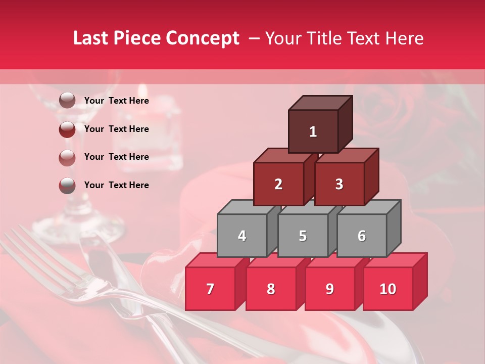 Card Flower Present PowerPoint Template