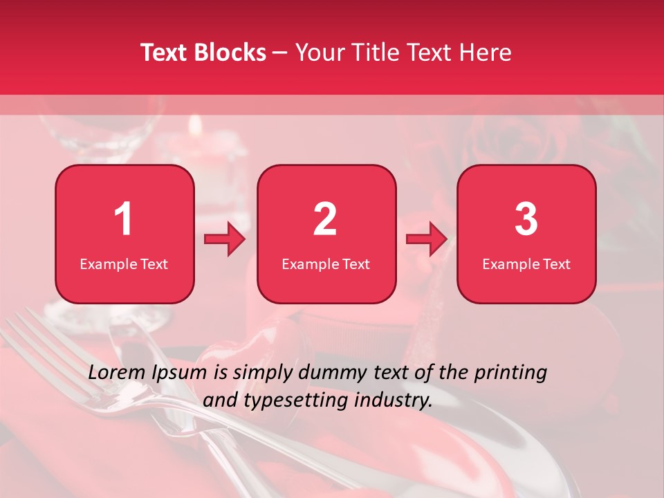 Card Flower Present PowerPoint Template