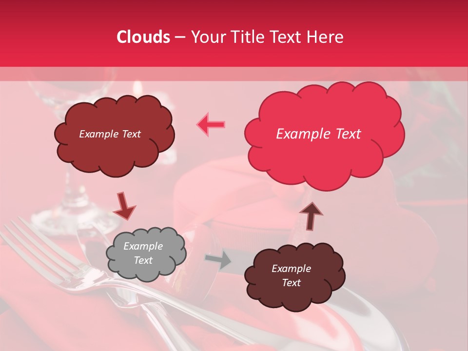 Card Flower Present PowerPoint Template