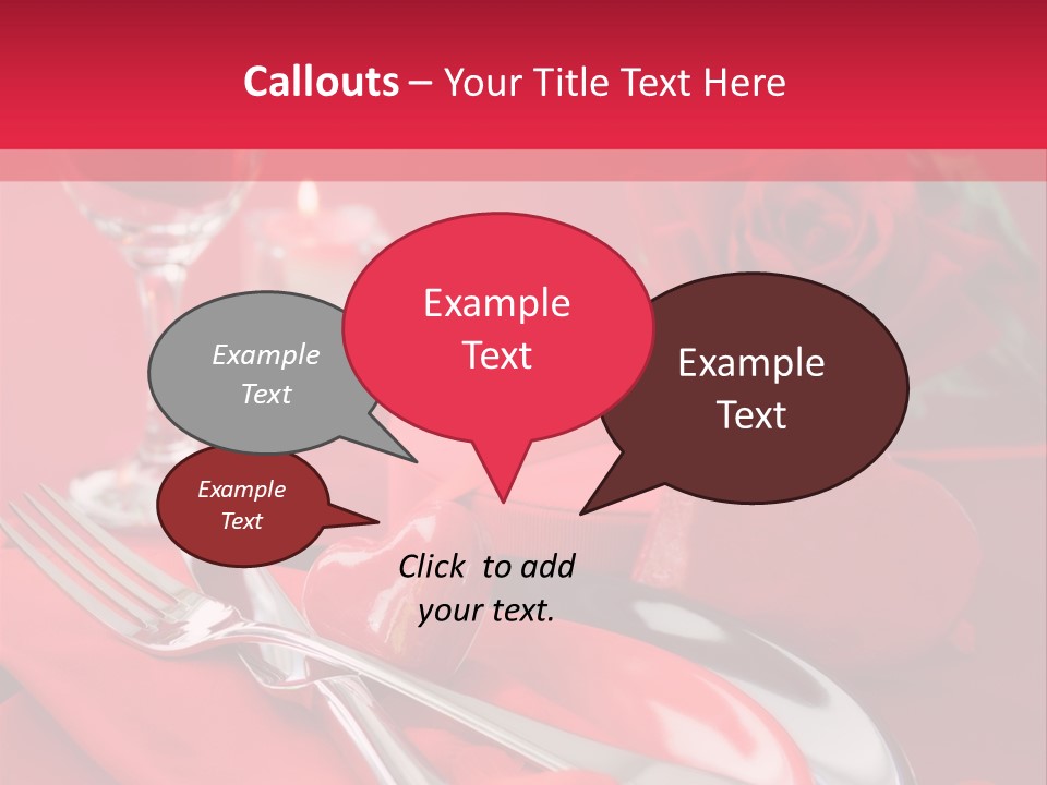 Card Flower Present PowerPoint Template