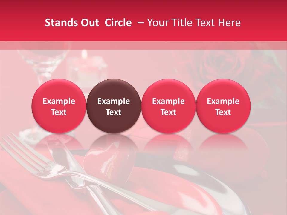 Card Flower Present PowerPoint Template