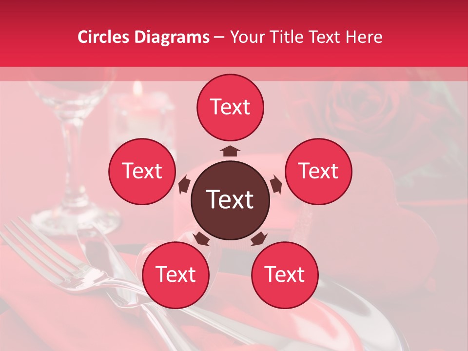 Card Flower Present PowerPoint Template