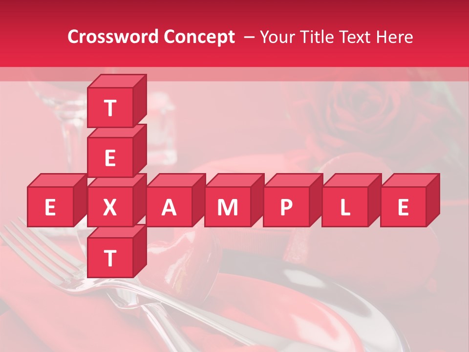 Card Flower Present PowerPoint Template