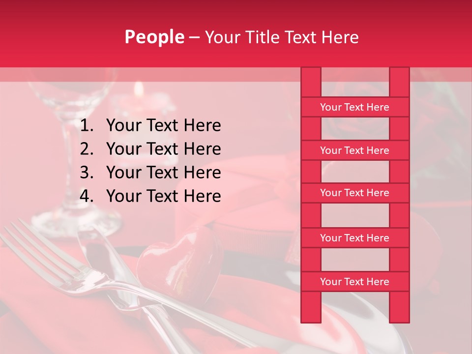 Card Flower Present PowerPoint Template