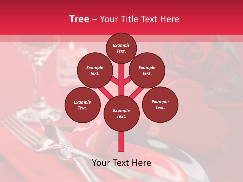 Card Flower Present PowerPoint Template