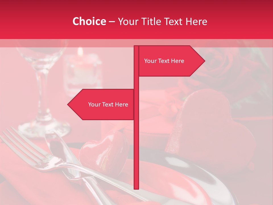 Card Flower Present PowerPoint Template