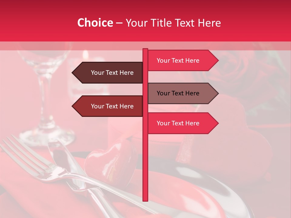 Card Flower Present PowerPoint Template