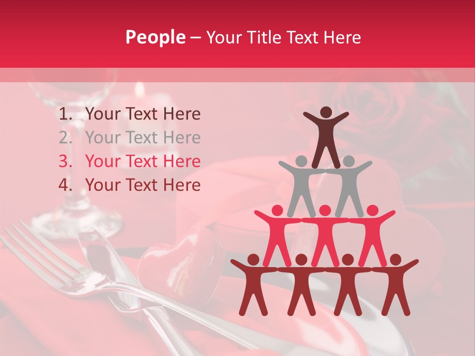 Card Flower Present PowerPoint Template