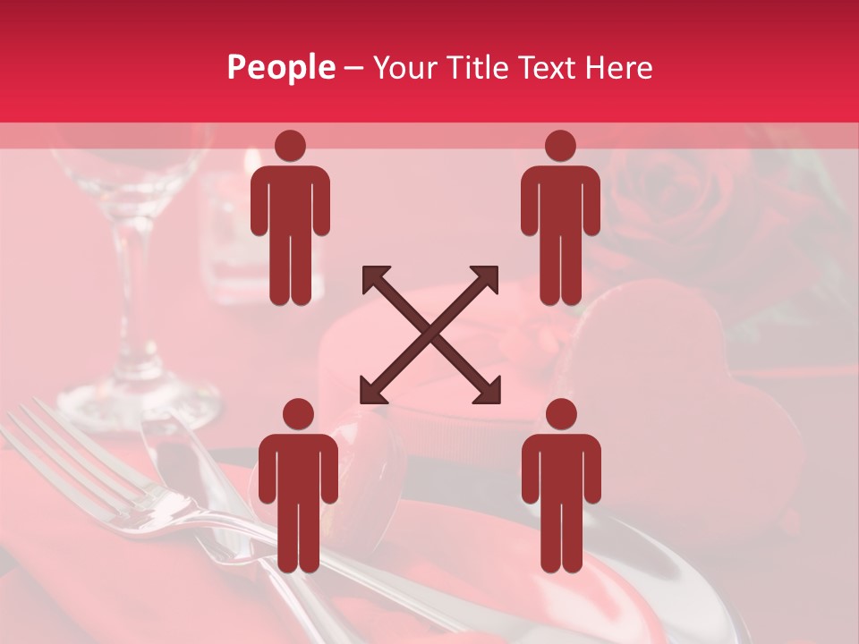 Card Flower Present PowerPoint Template