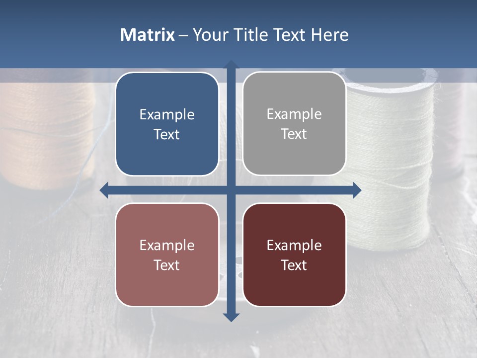 Sewing Yarn Single PowerPoint Template