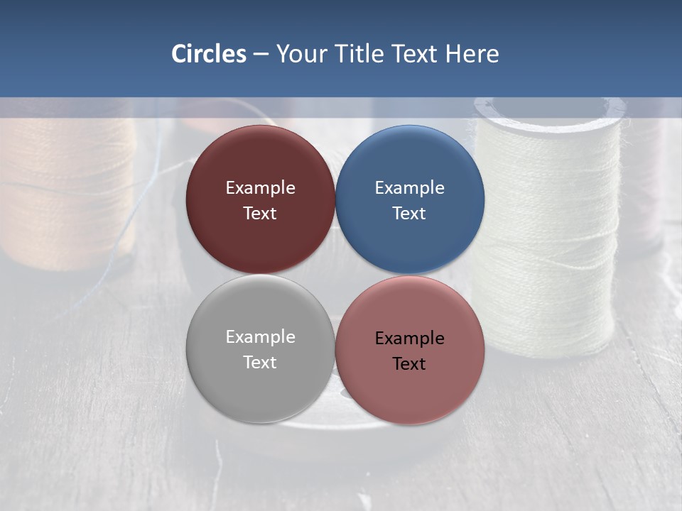 Sewing Yarn Single PowerPoint Template