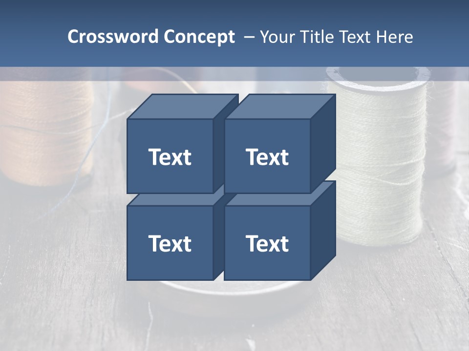 Sewing Yarn Single PowerPoint Template