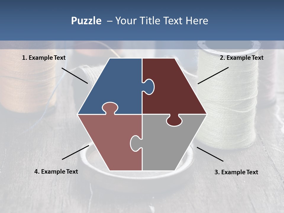 Sewing Yarn Single PowerPoint Template