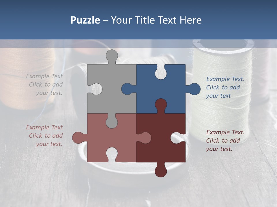 Sewing Yarn Single PowerPoint Template