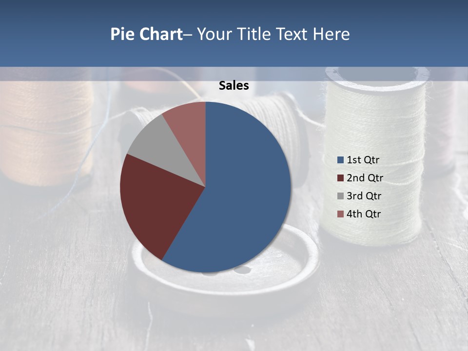 Sewing Yarn Single PowerPoint Template