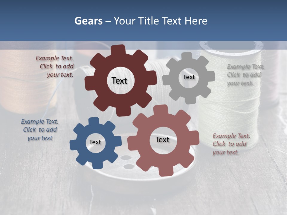 Sewing Yarn Single PowerPoint Template