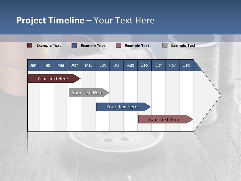 Sewing Yarn Single PowerPoint Template