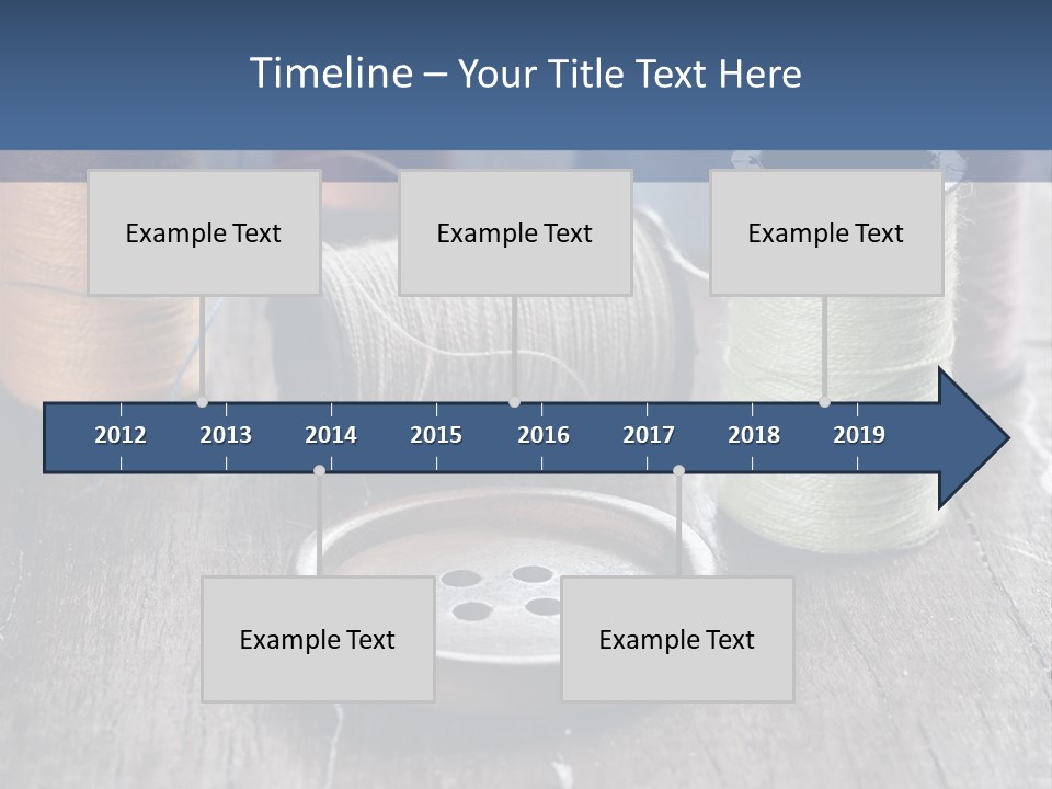 Sewing Yarn Single PowerPoint Template
