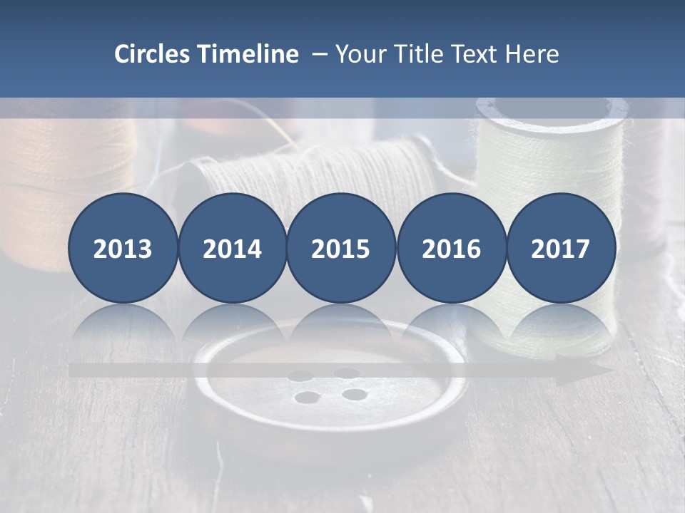 Sewing Yarn Single PowerPoint Template