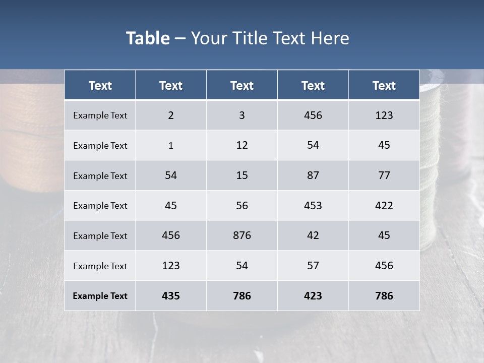 Sewing Yarn Single PowerPoint Template