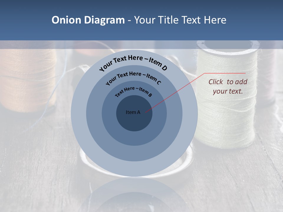 Sewing Yarn Single PowerPoint Template