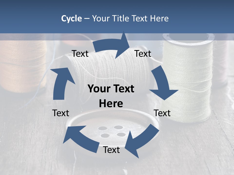 Sewing Yarn Single PowerPoint Template