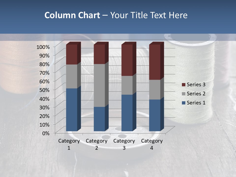 Sewing Yarn Single PowerPoint Template