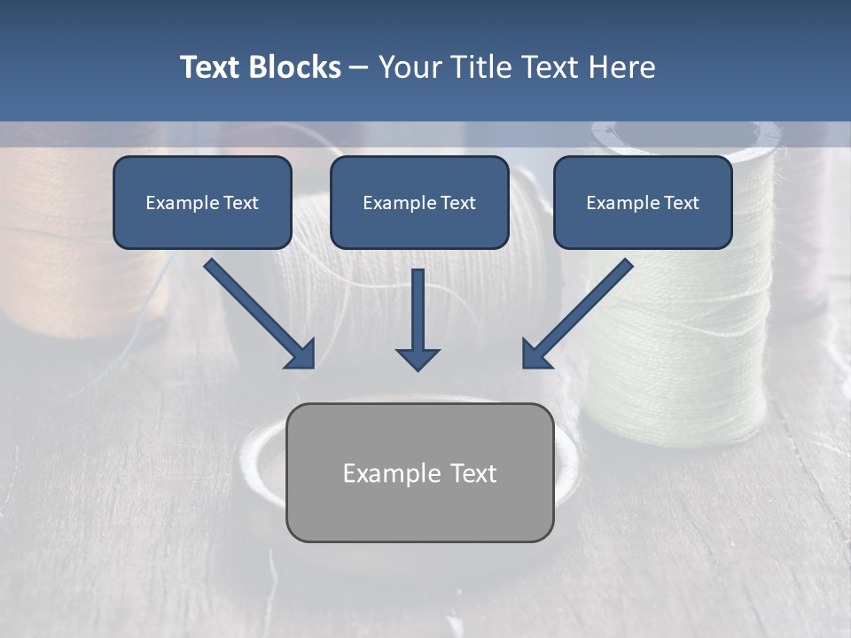 Sewing Yarn Single PowerPoint Template