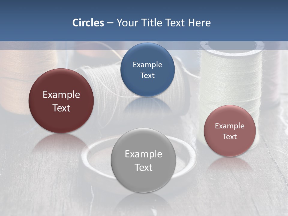 Sewing Yarn Single PowerPoint Template