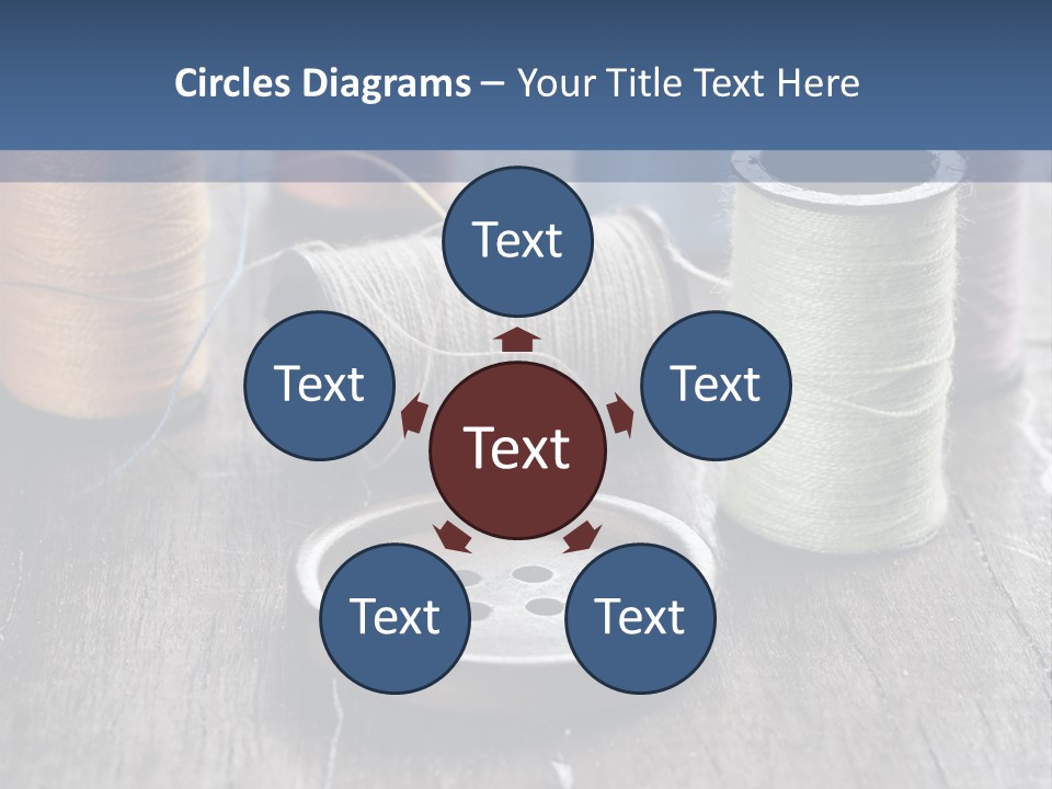 Sewing Yarn Single PowerPoint Template