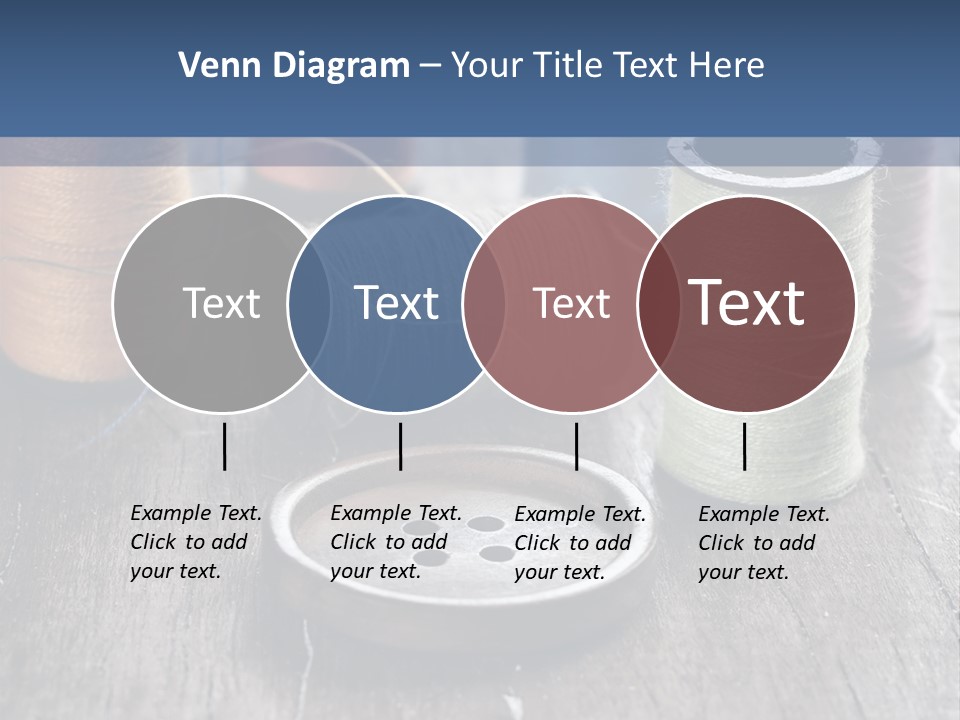 Sewing Yarn Single PowerPoint Template